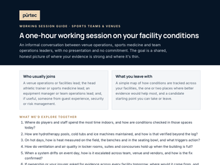 Cover of the working session guide